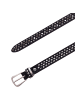 b.belt Nietengürtel Leder in black