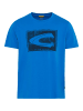 Camel Active Jersey T-Shirt aus zertifiziertem Organic Cotton in Mittelblau