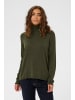 CULTURE Strickpullover CUannemarie Relaxed fit in Olive Night Melange
