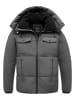 Humy Winterjacke mit Fleecefutter in Dunkelgrau