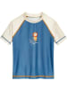 Playshoes Kinder Badeeinteiler "Uv-Schutz Shirt 1/2-Arm Dschungel" in Blau