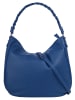 Samantha Look Handtasche echt Leder in blau