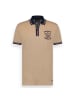 Twinlife Polo-Shirt twinstripe in braun