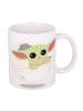 COFI 1453 The Mandalorian Tasse 325ml Baby Yoda Keramikbecher im Geschenkset in Weiß