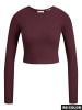 JJXX Langarm-T-Shirt in Winetasting