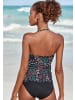 S. Oliver Tankini-Top in schwarz-bedruckt