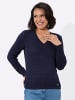 WITT WEIDEN V-Pullover in marine