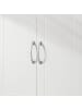 SoBuy Wandschrank in Hochglanzweiß - (W) 13 x (H) 60 x (L) 90 cm