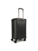 Guess Berta 4 Rollen Trolley 63 cm mit Dehnfalte in coal logo