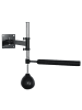 HOMCOM Reflexbarren-Trainer,79L x 72B x 20H cm,Schwarz