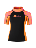 BECO the world of aquasports Neoprenanzug Neopren-Shorty BEactive Neopren Twins "Zebra Vibes" in pink-orange