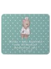 Mr. & Mrs. Panda Mousepad Ärztin Superheld mit Spruch in Meeresbrise