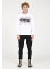 PLUS EIGHTEEN Herren Kapuzenpullover in Weiss