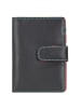 MYWALIT Medium Snap Wallet Geldbörse Leder 13 cm black-pace