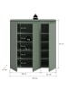 ebuy24 Sideboard Scarpa Staubgrün 105 x 37 cm