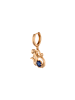 gaya Women Earrings in Rose Gold Navy