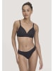 Hessnatur Slip Regular Cut 3er Pack in schwarz