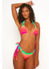 Moda Minx Bikini Top Club Tropicana Triangel Top in Watermelon Martini