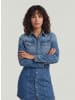 G-Star Raw Pitched Hem Shirt Kleid faded cliffside blue