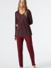 Schiesser Pyjama Classic Comfort Fit in Rot