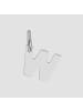 Adeliás Unisex Anhänger – Buchstabe N Buchstabenanhänger aus 925 Silber in silber