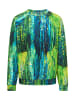 Carlo Colucci Sweatshirt Fauster in Petrol