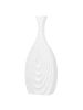Beliani Dekovase THAPSUS in Weiß - (W) 16 x (H) 39 x (L) 4 cm