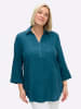 sheego 3/4-Arm-Bluse in topas