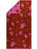 Erwin Müller Jacquard Strandtuch in rot-pink