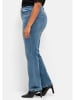 sheego Gerade Stretch-Jeans in blue Denim