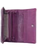 Greenburry Tumble Nappa Geldbörse Leder 19 cm in plum