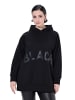 Ulla Popken Sweatshirt in schwarz