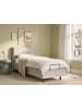 Beliani 3-tlg Einzelbett VICEROY in Beige/Schwarz