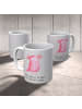 Mr. & Mrs. Panda Teetasse Axolotl Glücklich mit Spruch in Grau Pastell
