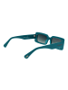 Funky Buddha Frauen Sonnenbrille Rechtwinklig Türkis