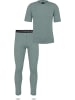 Normani Outdoor Sports Herren Merino-Set T-Shirt und Unterhose in Blau