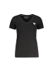 Guess Jeans Schwarzes Baumwoll-T-Shirt