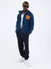 COFI 1453 Fleecejacke Money Oversize in Dunkelblau