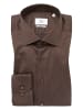 Eterna Hemd SLIM FIT in dunkelbraun