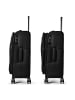 D&N Travel Line 9804 4 Rollen Trolley M 68 cm mit Dehnfalte black