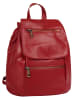 Samantha Look City-Rucksack echt Leder in rot