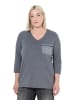 Ulla Popken Shirt in graphitgrau