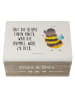 Mr. & Mrs. Panda Erinnerungsbox Hummel flauschig mit Spruch in Weiß