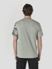 KOROSHI Crew cotton all over t-shirt in Verde claro / hellagrÃ¼n