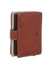 Greenburry Vintage Geldbörse RFID Schutz Leder 10 cm in cognac