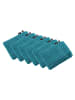 Vossen 6er Pack Waschhandschuh in lagoon