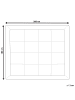 Beliani Topper CLOUDSOFT 4 in Weiß - (W) 180 x (H) 4 x (L) 200 cm