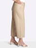 sheego Lederimitat-Hose in beige