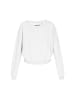 DreiMaster Women Sweatshirt in offwhite melange
