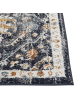 Beliani Kurzflor MALISHKA in Blau/Orange/Beige - (W) 200 x (H) 1.2 x (L) 300 cm